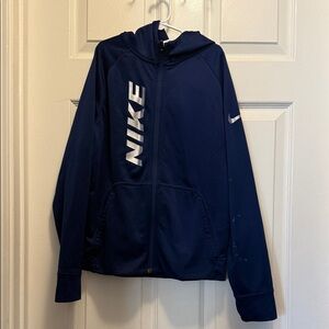 Nike Navy Full-Zip Hoodie